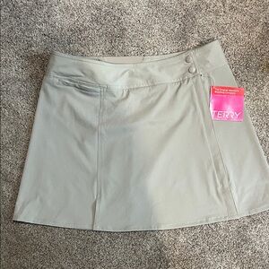 Terry Light Gray Skort